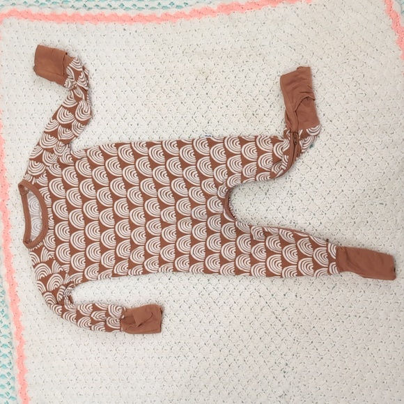 Little Sleepies Other - Little Sleepies Rust Rainbow Crescent Zippy